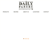 Tablet Screenshot of dailypantryfoods.com